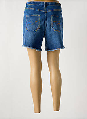 Short fermeture zippée sous rabat boutonné bleu LEE COOPER femme