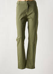 Pantalon slim vert KANOPE pour femme seconde vue