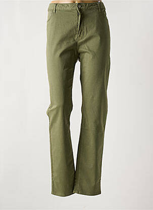 Pantalon slim vert KANOPE pour femme
