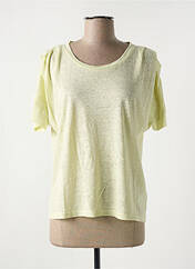 T-shirt jaune KANOPE pour femme seconde vue