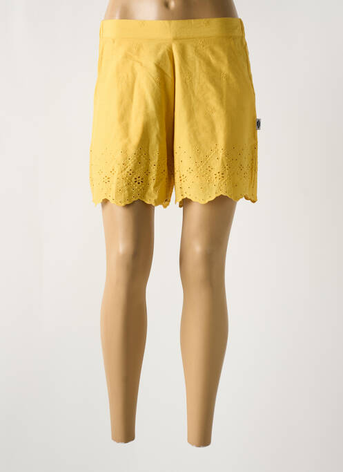 Short coupe droite jaune LEE COOPER femme