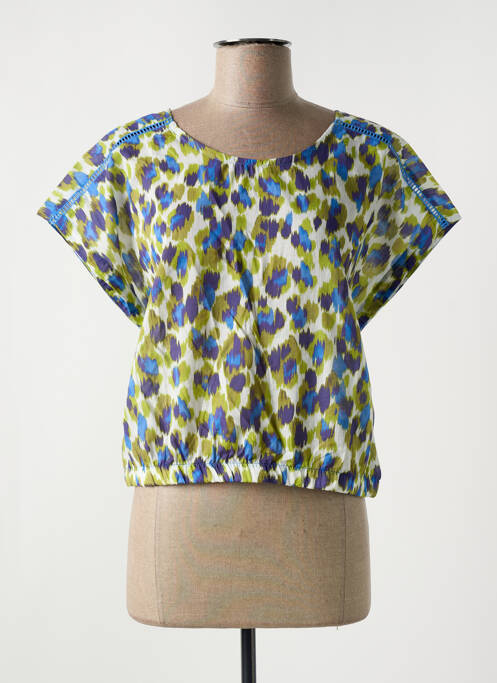 Blouse bleu KANOPE pour femme