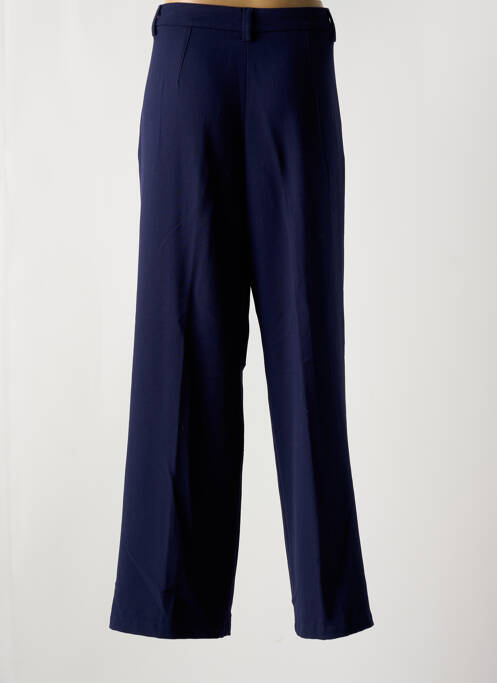 Pantalon droit bleu KANOPE pour femme