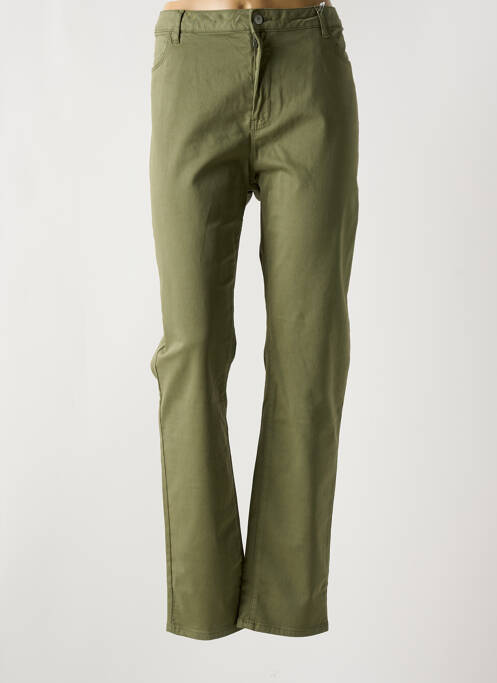 Pantalon slim vert KANOPE pour femme