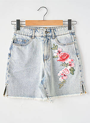 Short tissage denim taille haute bleu LEE COOPER femme