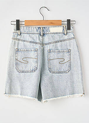 Short tissage denim taille haute bleu LEE COOPER femme