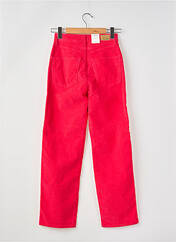 Pantalon droit rose KANOPE pour femme seconde vue