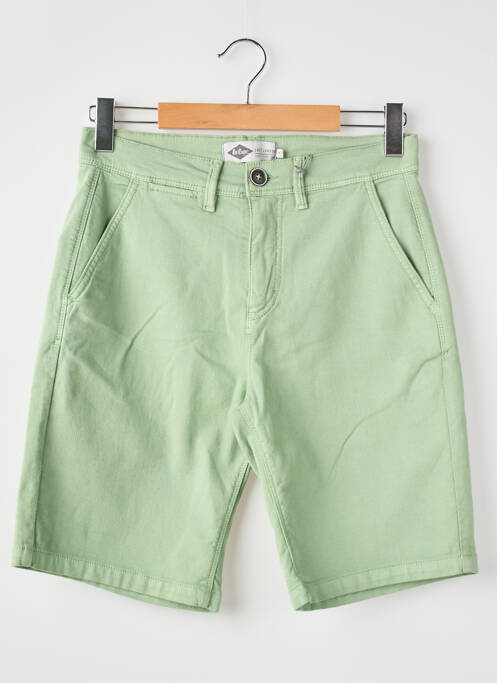 Bermuda stretch taille normale vert LEE COOPER homme