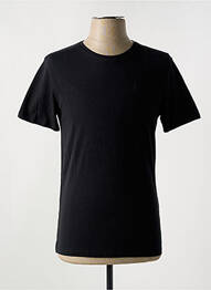 T-shirt coupe cintrée manches courtes noir LEE COOPER homme