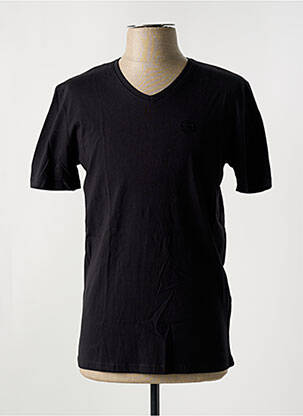 T-shirt coupe cintrée manches courtes noir LEE COOPER homme