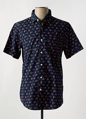 Chemise manches courtes imprimé fantaisie bleu LEE COOPER homme