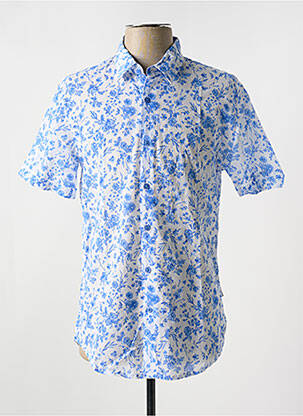 Chemise manches courtes coupe droite bleu LEE COOPER homme