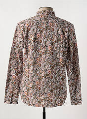 Chemise manches longues orange CIBLE ROUGE pour homme seconde vue