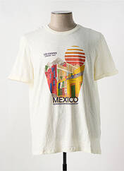T-shirt beige LEE COOPER pour homme seconde vue