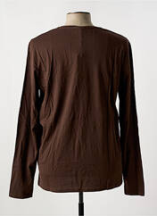 T-shirt marron LEE COOPER pour homme seconde vue