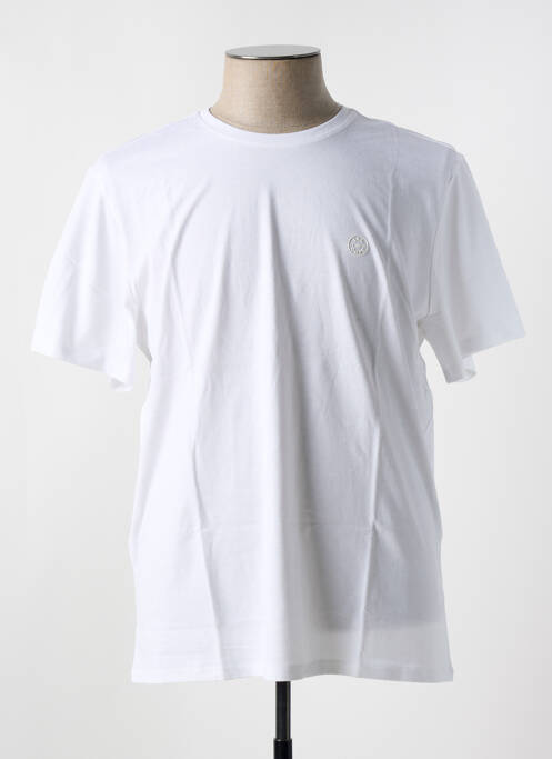 T-shirt coupe cintrée manches courtes blanc LEE COOPER homme