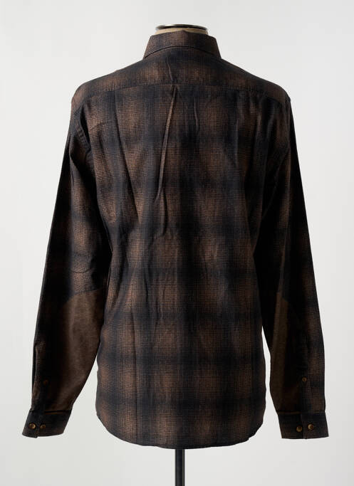 Chemise manches longues marron LEE COOPER pour homme