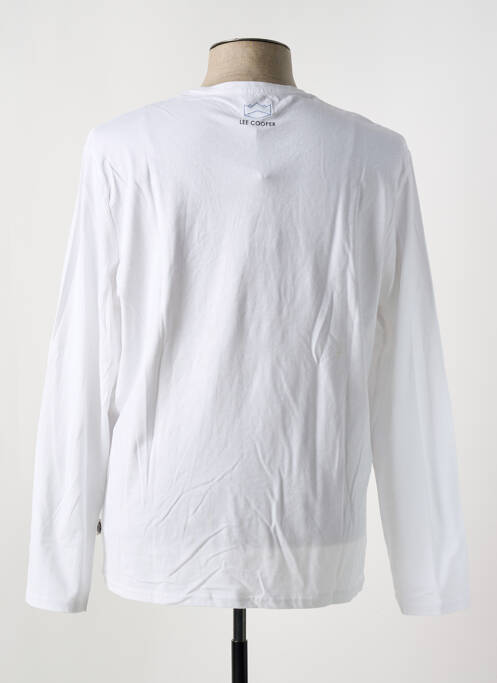 T-shirt blanc LEE COOPER pour homme