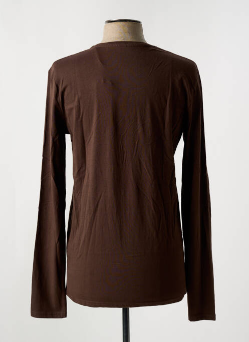 T-shirt marron LEE COOPER pour homme