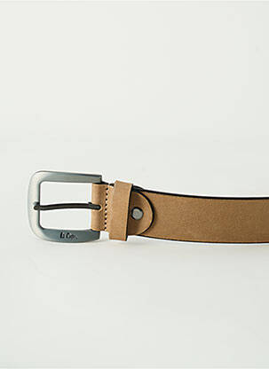 Ceinture effet matière satinée beige LEE COOPER homme