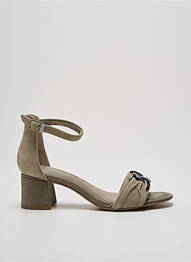 Sandales/nu pieds fermeture bride(s) talon de 4 à 6cm vert TAMARIS femme