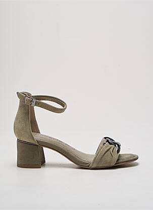 Sandales/nu pieds fermeture bride(s) talon de 4 à 6cm vert TAMARIS femme