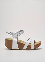 Sandales/Nu pieds blanc BIO NATURA pour femme seconde vue