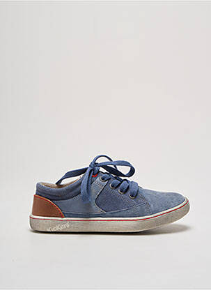 Baskets bout rond bout rond bleu KICKERS garcon