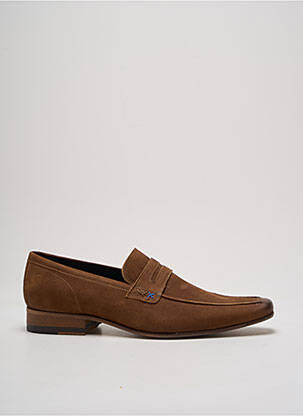 Mocassins talon bas talon bas marron EXCEED homme