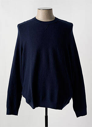 Pull col v manches longues bleu CAMBRIDGE homme