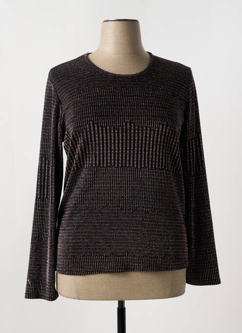 Top noir UN TEMPS POUR ELLE pour femme