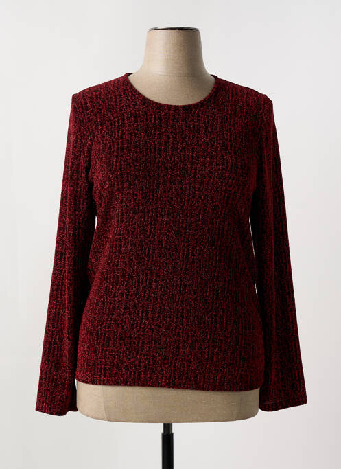 Top rouge UN TEMPS POUR ELLE pour femme