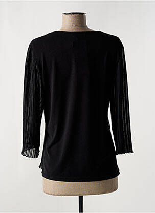 Top imprimé fantaisie manches longues noir GRIFFON femme