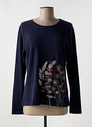Pull bleu GRIFFON pour femme
