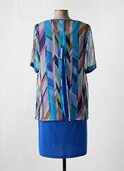Robe mi-longue bleu FRANCE RIVOIRE pour femme seconde vue