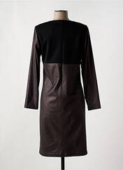 Robe mi-longue marron GUY DUBOUIS pour femme seconde vue