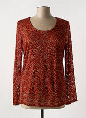 Top marron UN TEMPS POUR ELLE pour femme seconde vue