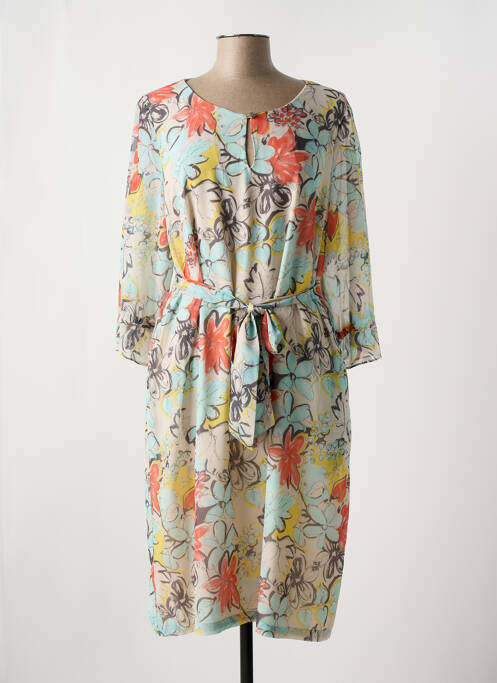 Robe mi-longue gris REVER MILE pour femme