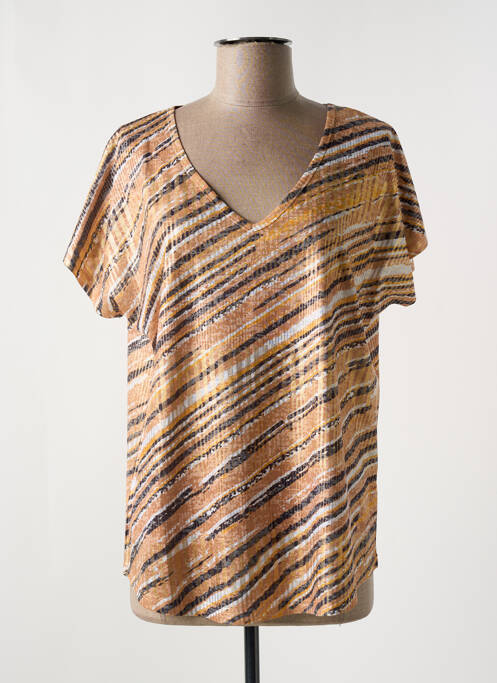 Top jaune JULIE GUERLANDE pour femme