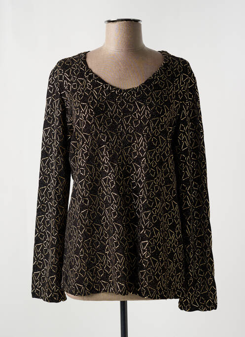 Top noir UN TEMPS POUR ELLE pour femme