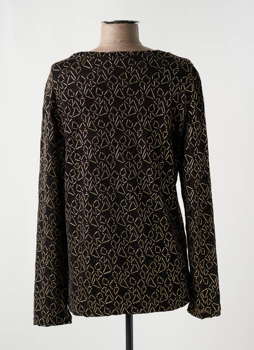 Top noir UN TEMPS POUR ELLE pour femme