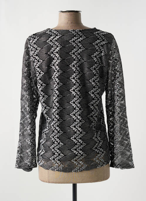 Top noir UN TEMPS POUR ELLE pour femme