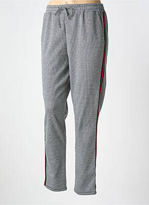 Pantalon slim taille élastique taille normale gris C'EST BEAU LA VIE femme