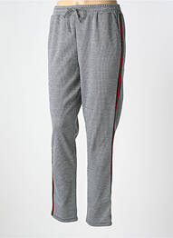 Pantalon slim taille élastique taille normale gris C'EST BEAU LA VIE femme