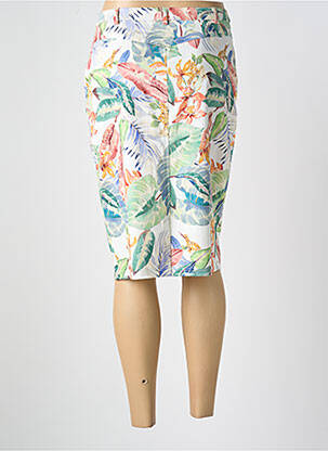 Jupe mi-longue stretch vert GUY DUBOUIS femme