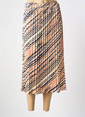 Jupe mi-longue marron JULIE GUERLANDE pour femme seconde vue