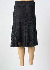 Jupe mi-longue noir UN TEMPS POUR ELLE pour femme seconde vue