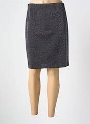 Jupe mi-longue noir UN TEMPS POUR ELLE pour femme seconde vue