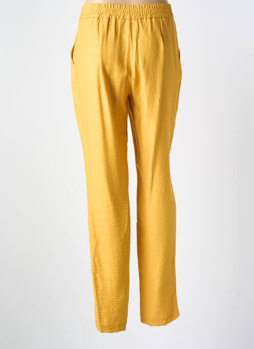 Pantalon slim taille élastique taille normale jaune MERI & ESCA femme