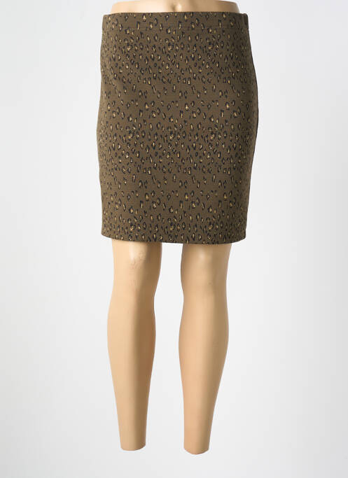 Jupe courte vert UN TEMPS POUR ELLE pour femme